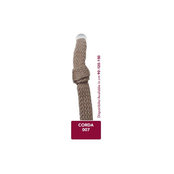 Lacets de chaussures plats 150 cm beige  - 2
