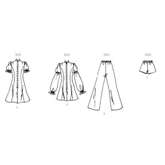 Patron Robe, Tunique et pantalon pour Femmes - Mc Call's M8465  - 3