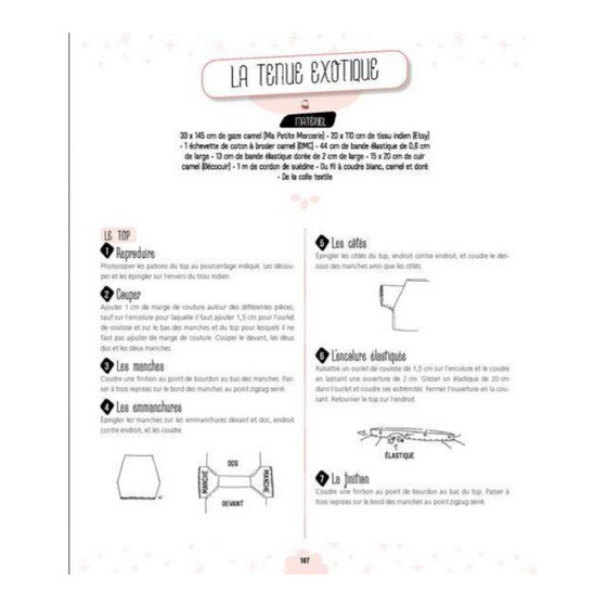 Livre Je couds pour ma poupée Corolle  - 6