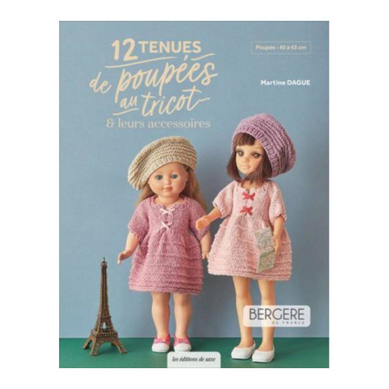 Livre 12 tenues de poupées au tricot & leurs accessoires  - 1