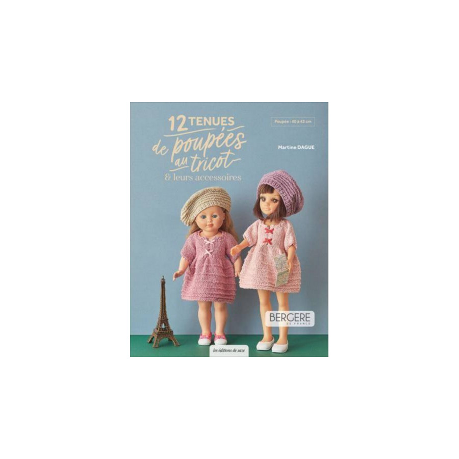 Livre 12 tenues de poupées au tricot & leurs accessoires  - 1