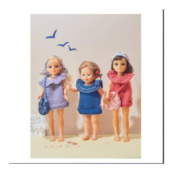 Livre 12 tenues de poupées au tricot & leurs accessoires  - 7