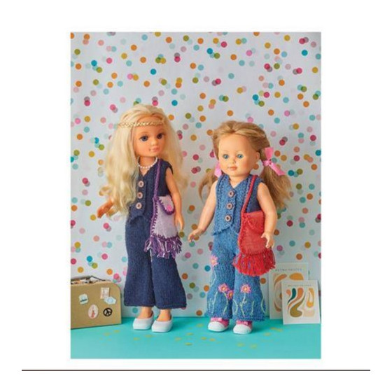 Livre 12 tenues de poupées au tricot & leurs accessoires  - 9
