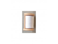 Bouton bobine de fil blanc  - 1