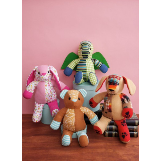 Patron Animaux peluche 36 cm - Mc Call's M8470  - 3