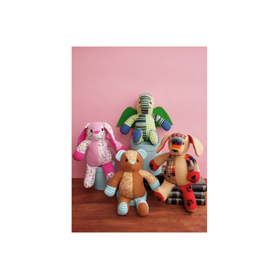 Patron Animaux peluche 36 cm - Mc Call's M8470  - 3