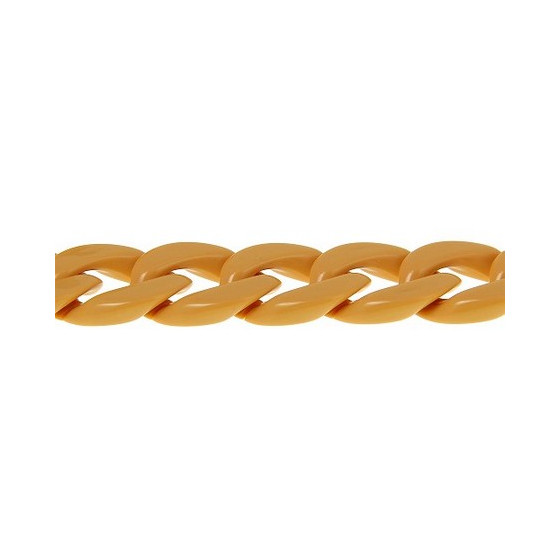 Chaîne plastique caramel 20 mm  - 1