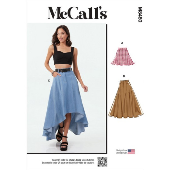 Patron Jupes pour femmes - Mc Call's M8480  - 1