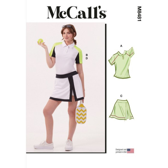 Patron Hauts Jupes-Shorts pour femmes - Mc Call's M8481  - 1