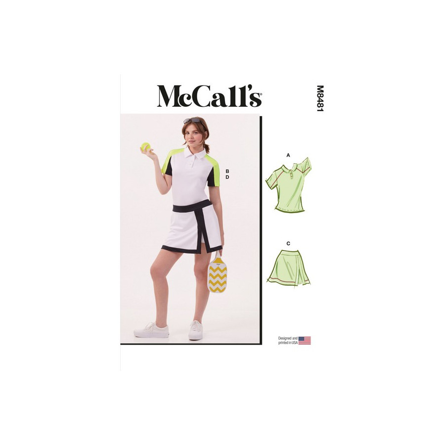 Patron Hauts Jupes-Shorts pour femmes - Mc Call's M8481  - 1