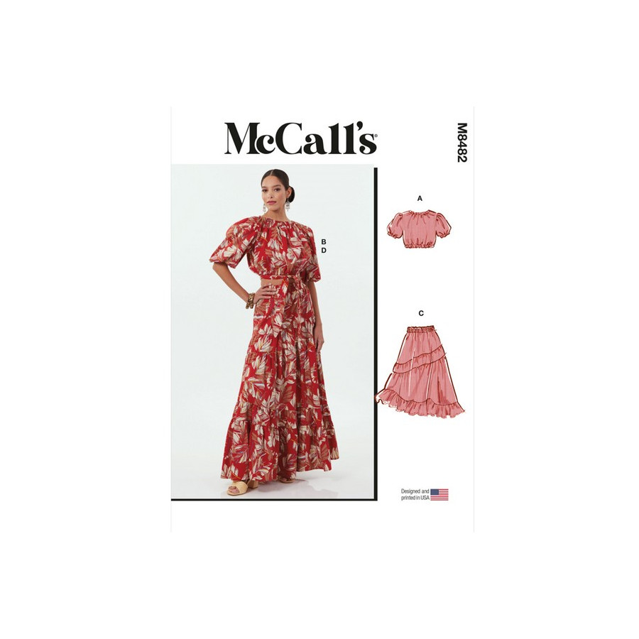 Patron Hauts et Jupes pour femmes - Mc Call's M8482  - 1