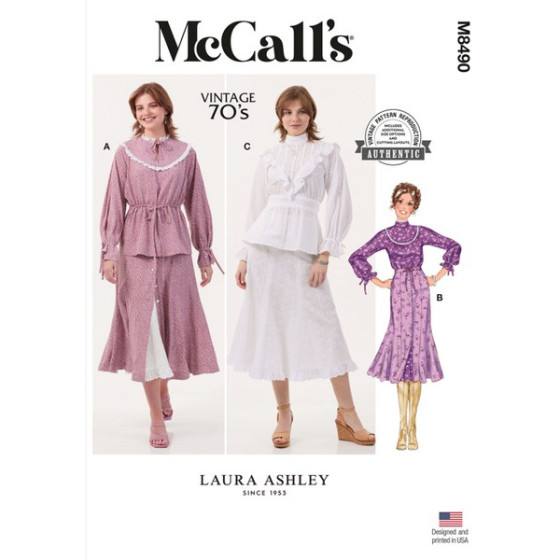 Patron Hauts et Jupon et jupe pour jeunes femmes - Mc Call's M8490  - 1