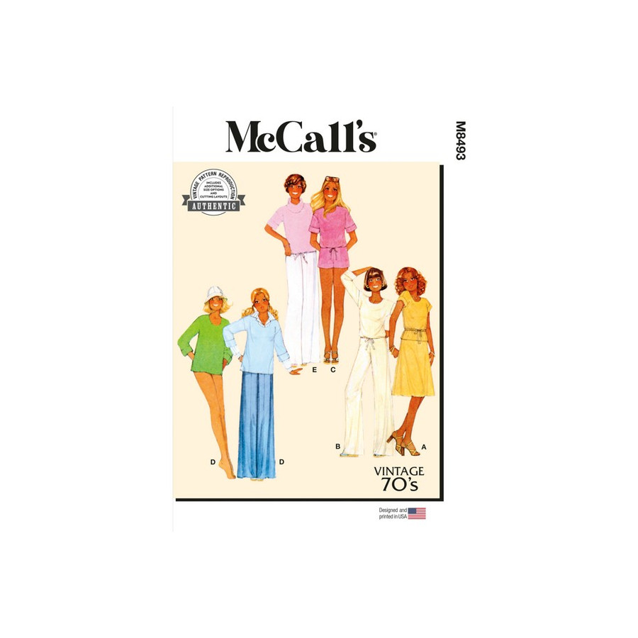 Patron Hauts, Jupe, Pantalon et Short pour jeunes femmes - Mc Call's M8493  - 1