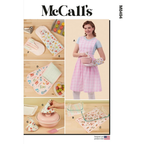 Patron Tablier et Accessoires de cuisine - Mc Call's M8494  - 1