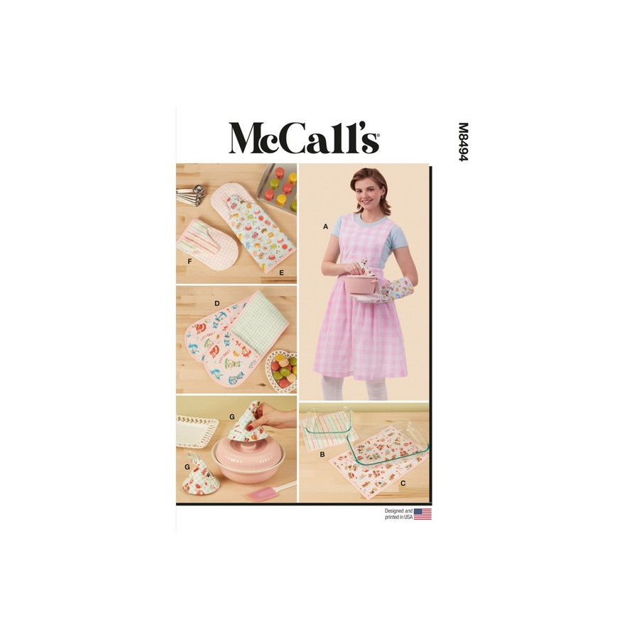 Patron Tablier et Accessoires de cuisine - Mc Call's M8494  - 1