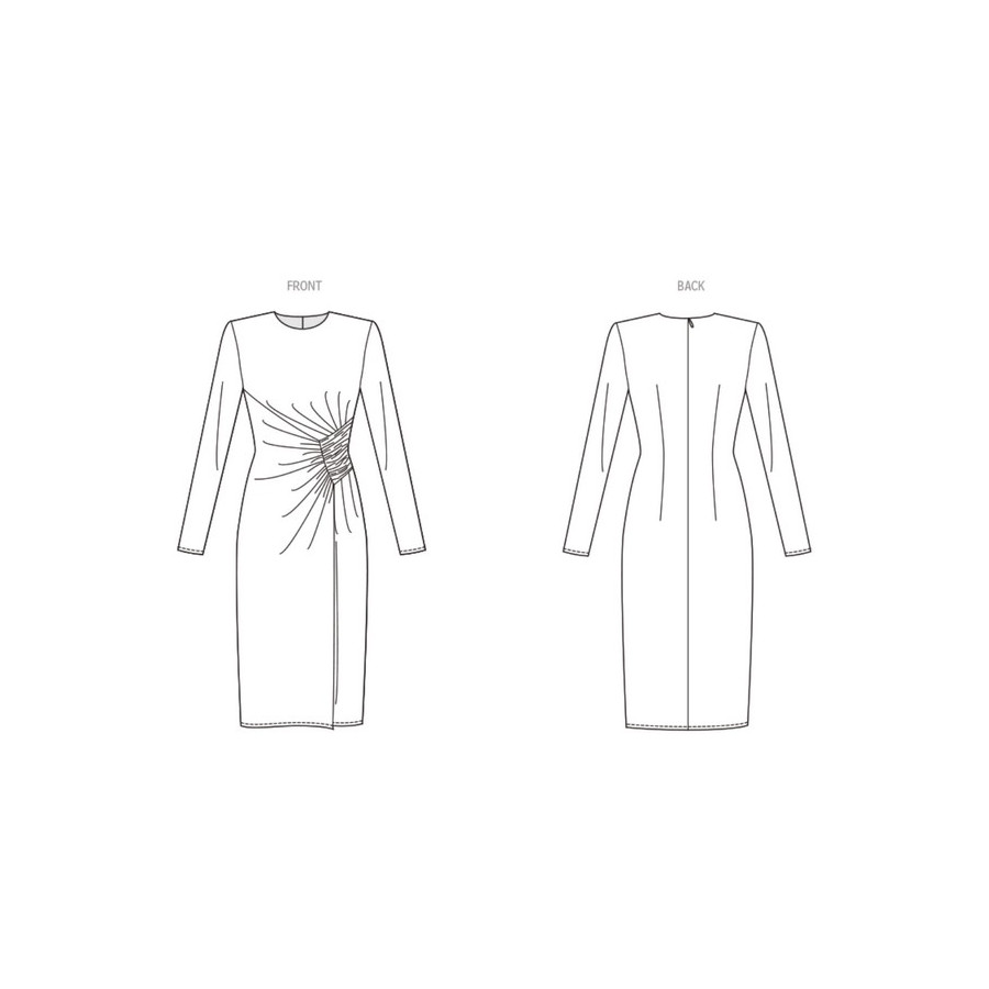 Patron Robe en tricot Jeunes Femmes - Vogue V1981  - 3