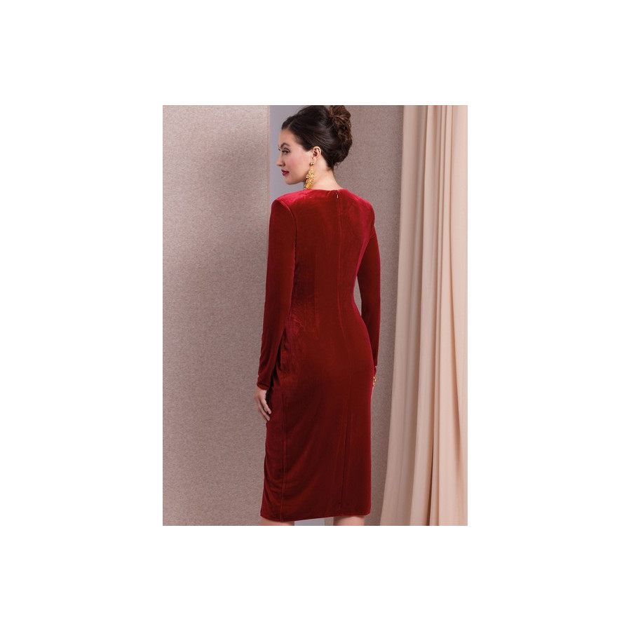 Patron Robe en tricot Jeunes Femmes - Vogue V1981  - 6