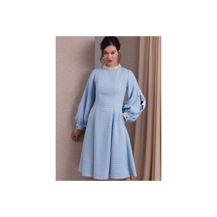 Patron Robes pour Jeunes Femmes - Vogue V1983  - 4