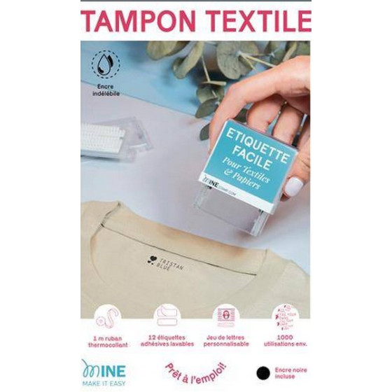 Tampon pour Textile et Papier Mine Stamp  - 1
