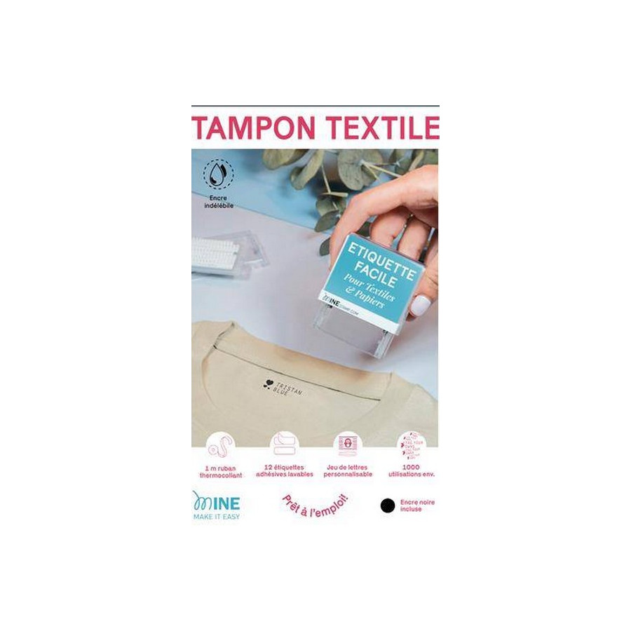 Tampon pour Textile et Papier Mine Stamp  - 1