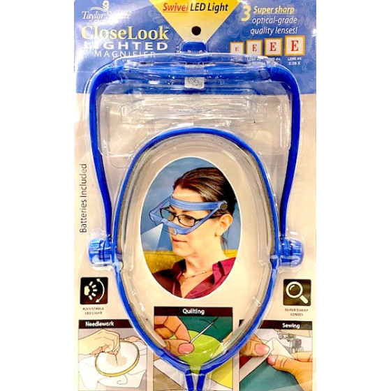 Lunette Loupe avec éclairage et 3 lentilles Taylor Seville  - 1