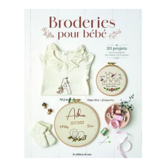 Livre Broderies pour bébé de Olga Uhry  - 1