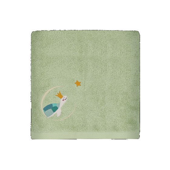 Drap de douche 70 x 140 Tortue menthalo  - 2