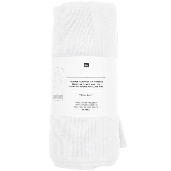 Serviette de toilette à broder Blanc - Rico Design Rico Design - 2