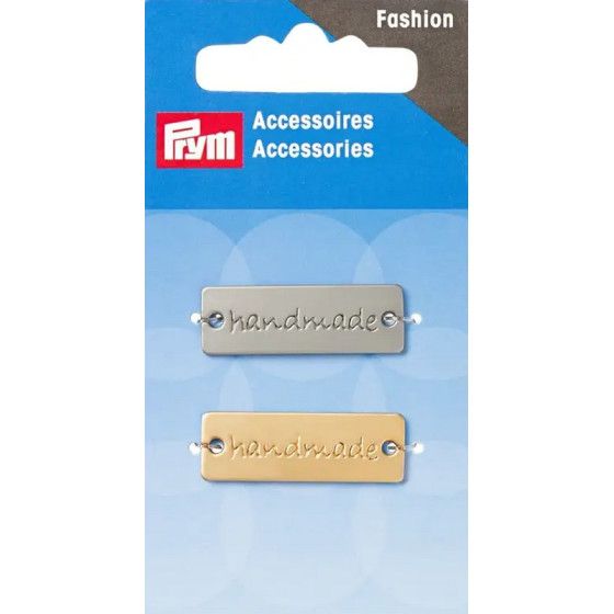 Étiquette métal Handmade Prym  - 1