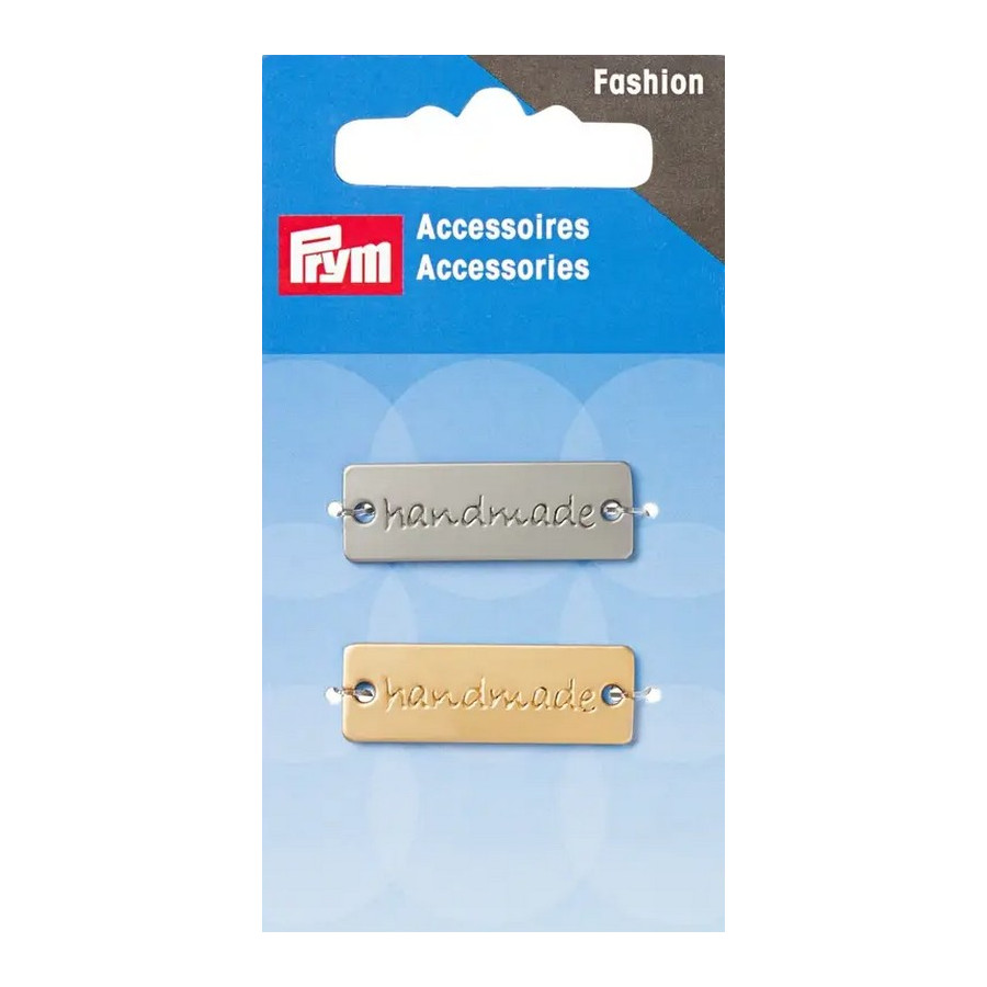 Étiquette métal Handmade Prym  - 1