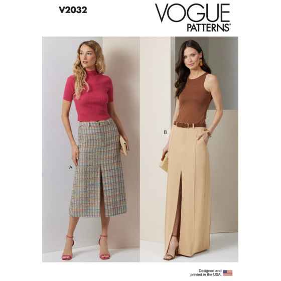 Patron Jupe pour Jeunes Femmes - Vogue 2032  - 1