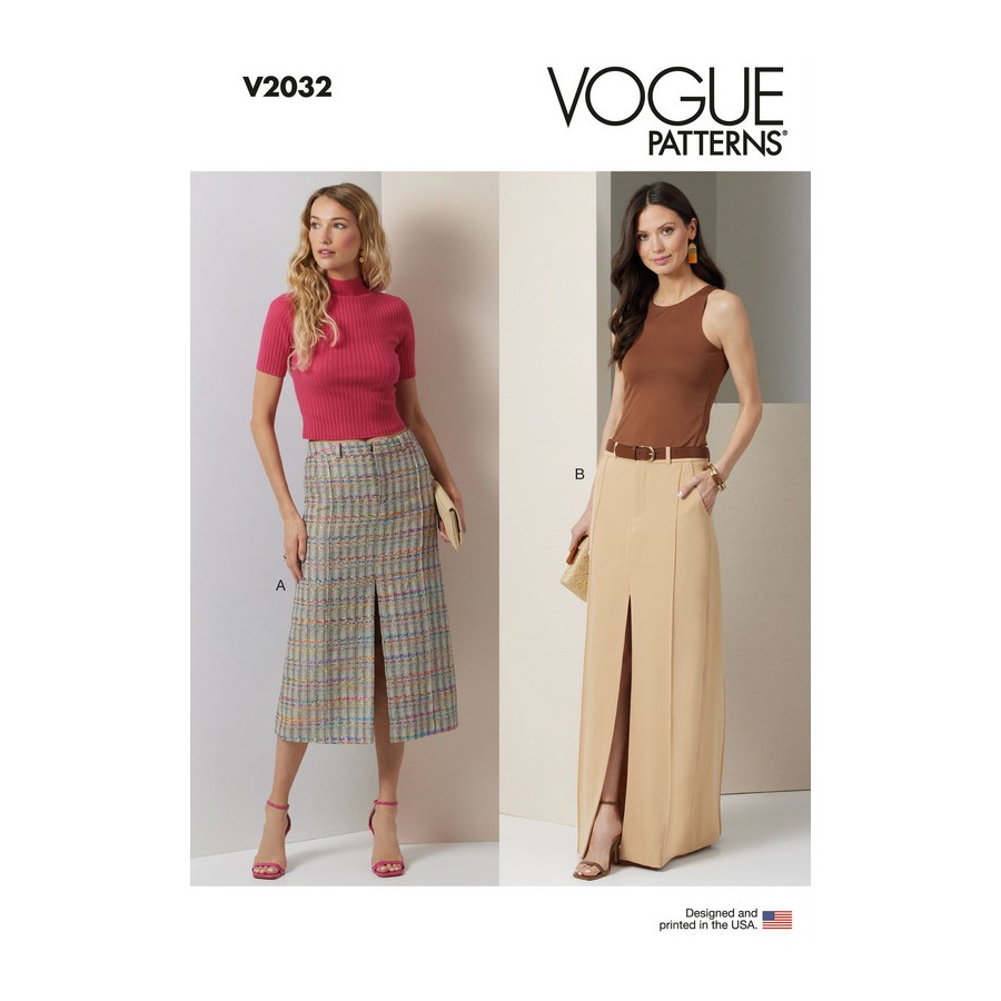 Patron Jupe pour Jeunes Femmes - Vogue 2032  - 1