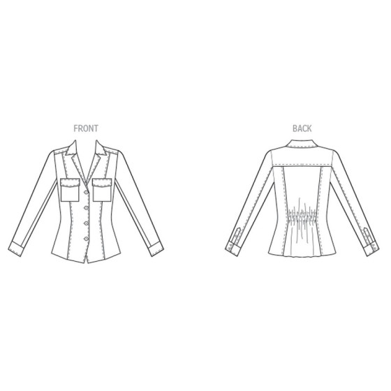 Patron Veste pour femme - Mc Call's M8504  - 3