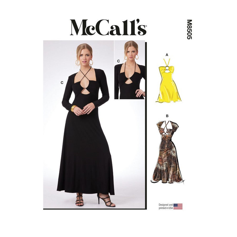 Patron Robe en tricot pour femme - Mc Call's M8505  - 1