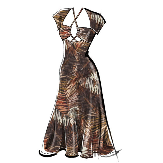 Patron Robe en tricot pour femme - Mc Call's M8505  - 6