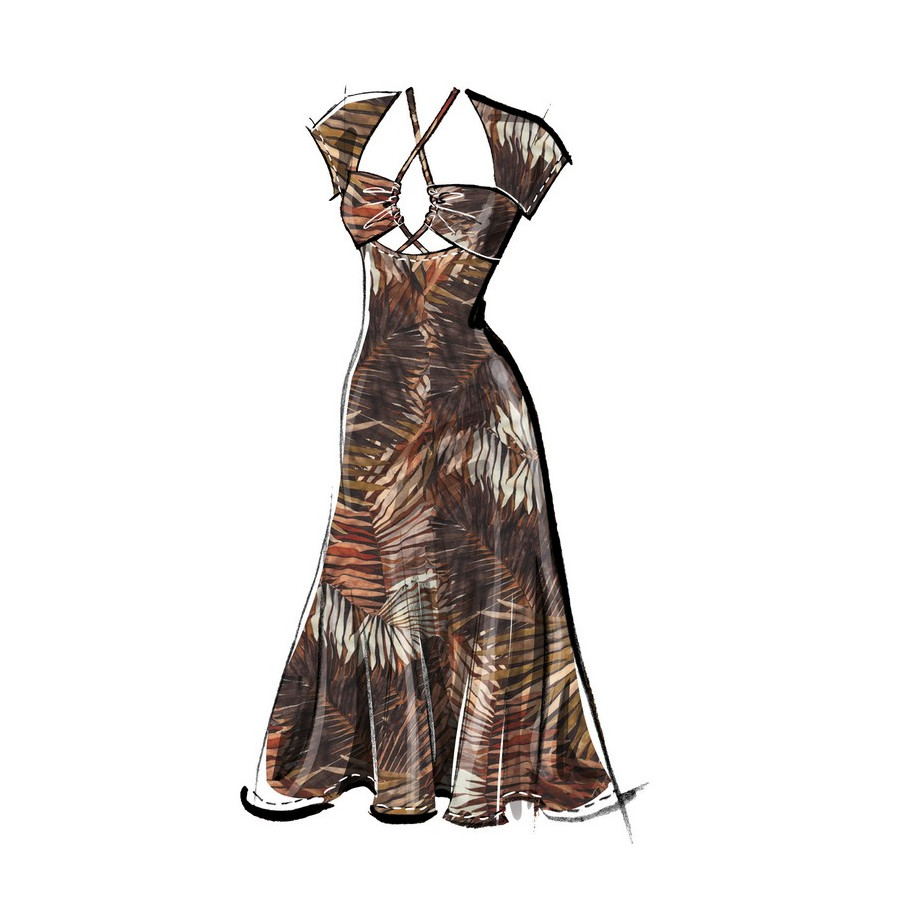 Patron Robe en tricot pour femme - Mc Call's M8505  - 6