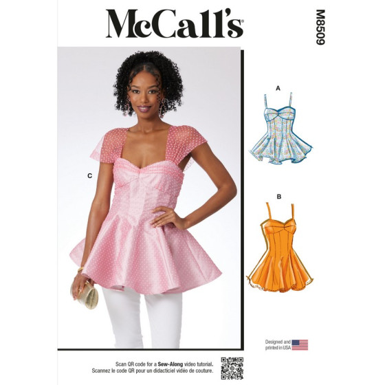 Patron Hauts pour jeune femme - Mc Call's M8509  - 1
