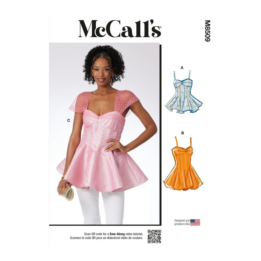 Patron Hauts pour jeune femme - Mc Call's M8509  - 1
