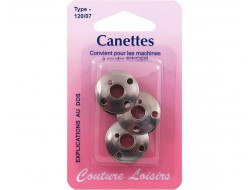 Trois Canettes métal pour machine à coudre