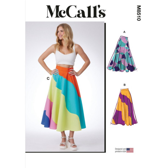 Patron Jupes pour jeune femme - Mc Call's M8510  - 1