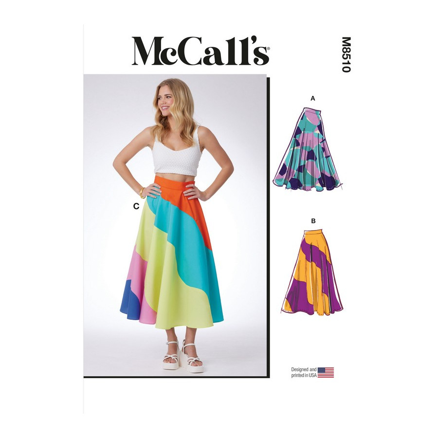 Patron Jupes pour jeune femme - Mc Call's M8510  - 1