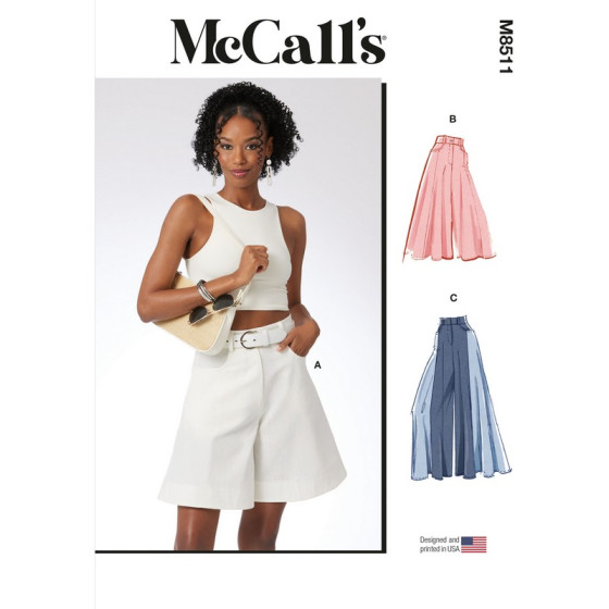 Patron Short et Pantalons femme - Mc Call's M8511  - 1