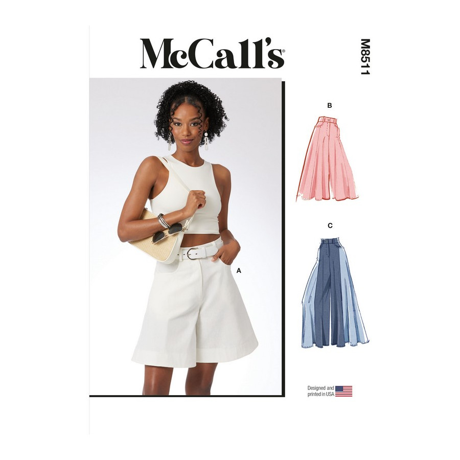 Patron Short et Pantalons femme - Mc Call's M8511  - 1