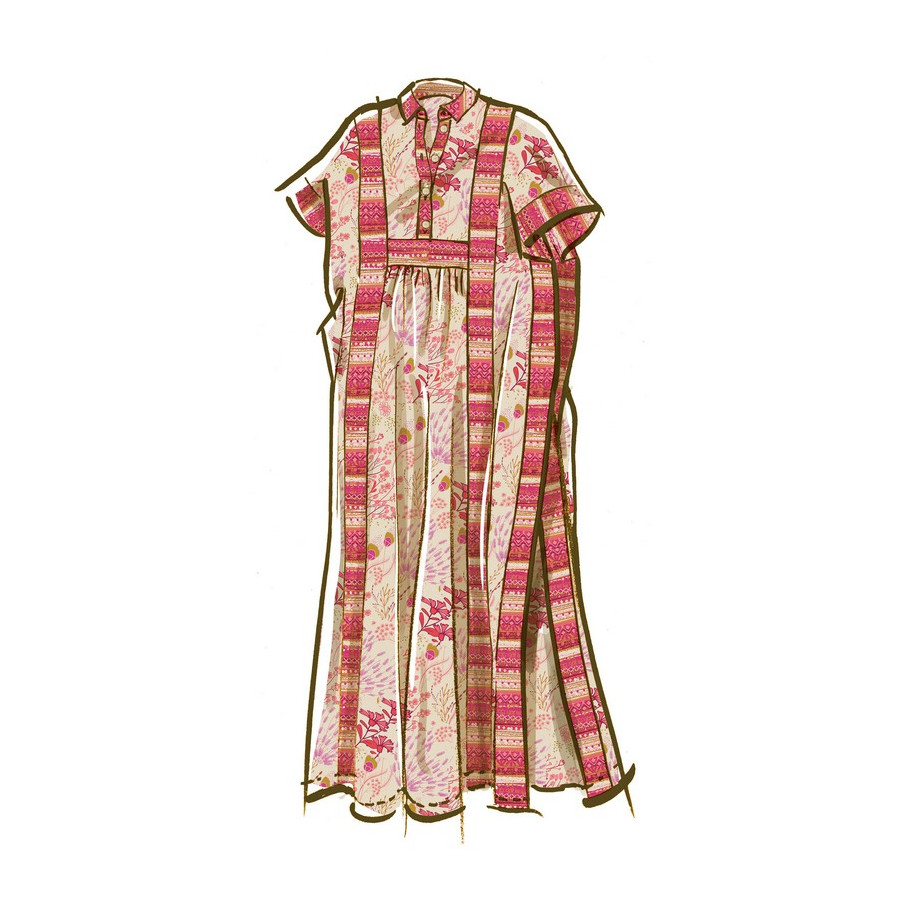 Patron Caftan pour jeune femme - Mc Call's M8516  - 7