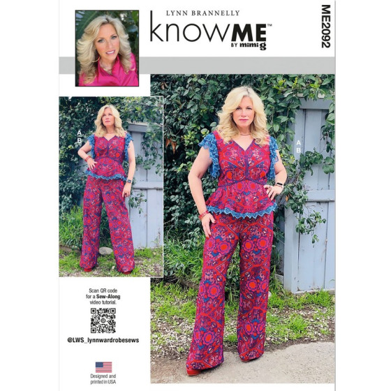 Patron Haut et Pantalon pour jeunes femmes - Mc Call's ME2092  - 2