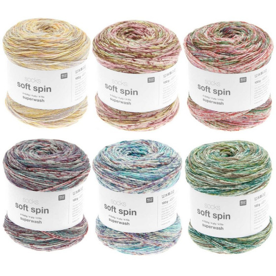 Fil chaussettes Socks Soft Spin - Rico Design  - 1