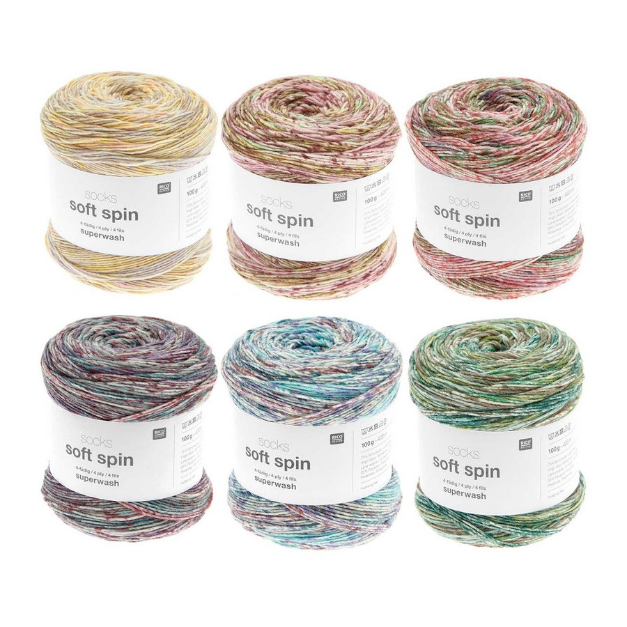 Fil chaussettes Socks Soft Spin - Rico Design  - 1