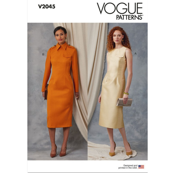 Patron Robe pour jeunes femmes - Vogue 2045  - 1