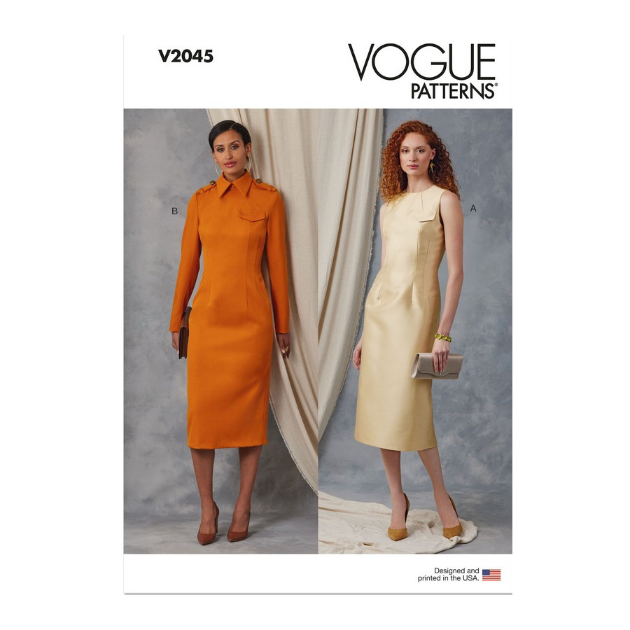 Patron Robe pour jeunes femmes - Vogue 2045  - 1