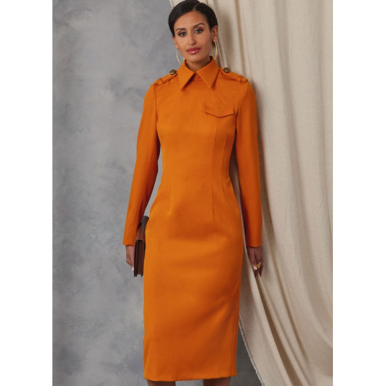 Patron Robe pour jeunes femmes - Vogue 2045  - 6